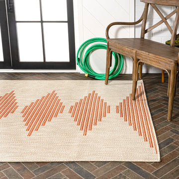 Vinales Diamond Stripe Indoor/outdoor Area Rug
